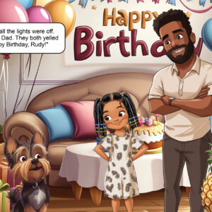 Digital illustration of a spread